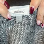 NWOT Milano Pull on stretch fringed skirt Black Photo 4