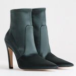 Good American The Icon Satin Bootie Photo 0