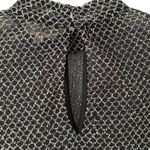 L'Agence L’Agence Nico Fishnet Sheer Bodysuit Black Silver size small Photo 7