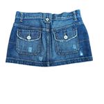 Mossimo Denim Vintage Micro Mini Low Rise Denim Skirt Cotton Photo 1