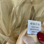 Lucy Paris  Embroidered Gold Fit & Flare Dress Size Medium Photo 6