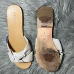 Rothy’s The Knot Sandals Cream Bow Slide Sandals Sz8 Tan Size 8 Photo 9