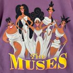 Disney Our Universe The Muses Sweatshirt Purple Graphic Print Crewneck Size M Size M Photo 8