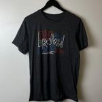 2019 Zac Brown Band T Shirt Gray Large L Graphic Tee Cotton Short Sleeve Solid Photo 10