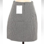 Oak + Fort Classic Career Grey Plaid Pencil Skirt Women’s Size 2 XS NWT Gray Photo 1