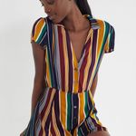 Urban Outfitters Rainbow Striped Romper Photo 0