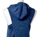 Active Life Tunic Vest Hooded Zip Front Pockets Blue Heather Women’s Size Small Photo 7