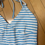 Wild Fable  Nautical Stripe Coastal Halter Neck Tank Top Size XS Photo 2