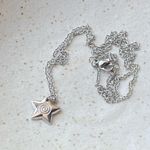 Handmade grunge y2k star swirl fully stainless steel chain necklace💫🌀 Photo 5