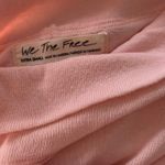 We The Free XS Oversized Comfy Minimalist Pink Tunic Mock Neck Cotton Shirt Top Photo 3