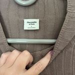 Abercrombie & Fitch Tan Ribbed Knit Bodycon Dress Large Photo 1