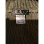 Venus  Olive Green Waffle Knit High Low Asymmetrical Midi Dress Plus 1X Thermal‎ Photo 5