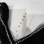 YAURA Zuwa Embellished Gown in Black Photo 8