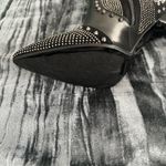 Lauren Lorraine Studded Black High Heel Boots Size 10 by   Photo 3