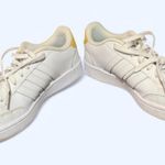 Adidas Grand Court White and Gold Sneakers with Cloudfoam Cushioning Photo 6