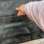 Fossil Black Leather Tote with Key Charm Photo 3