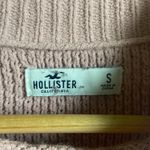 Hollister Easy Cozy Waffle Mock- Neck Sweater (Sz S) Dusty Pink Rose Chenille Photo 4