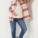 Old Navy NWT  Maternity Full Panel O.G. Straight Dark-Wash Jeans Ayla Photo 5