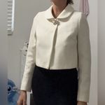 Elegant Cream Women's Jacket In S Photo 1
