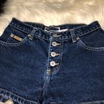 Blue asphalt button fly high waist short shorts 3 Size undefined Photo 2