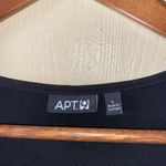 Apt. 9  a-line dress in black with back tie - size large Photo 1