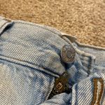 Madewell  The Perfect Jean Short Blue Raw Hem Size 27 Photo 6