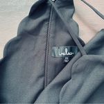 Lulus EUC High Neck Scallop Satin Mini Dress (Little Black Dress) | Size: XS Photo 7