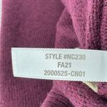 Madewell Hickory sweater women's M wool blend rib knit turtleneck maroon wine Photo 6