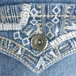 Faded Glory FG 24W Tribal Jeans Long Cutoffs Shorts Plus Photo 5