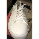 French Connection New NWT $78 Womens 10 Sneakers White Blue Logo Fashion Casual Photo 6