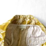 Spartina 449  Yellow Linen Patterned Crop Pants size 0 Photo 3