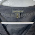 House of Harlow 1960 Women's Linen Blend Puff Sleeve Mini Dress Black Size 4 Photo 3