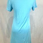 White floral kimono and sky blue dress size medium Photo 5