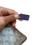 Coach  Purple Stripe Classic Corner Zip Wristlet Photo 3