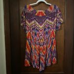 Free People  Up All Night Romper in Lilac Size L Photo 3