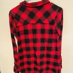 Merona  Black & Red Checkered Flannel Dress Photo 3