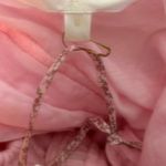 Love Shack Fancy NWT Ivoire Cotton Silk Mini Dress in Pink Blossom Photo 12