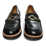 Naturalizer Black Dylan Chunky Loafers lug sole Size 9 preppy academia Photo 2