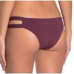 NWT Tavik Chloe Mini Cutout Swim Bottom in Merlot Photo 2