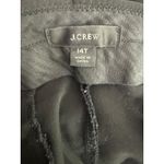 J.Crew High Rise Peyton Crop Wide Leg Stretch Trouser Pants Pockets 14 T Black Photo 6