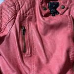 Guess pink crop faux leather jacket XS Photo 4