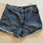 Harley Davidson Shorts Womens Blue Motorcycle Denim Biker Raw Hem Charm Small/M Photo 0