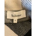Bohme  Black and White buffalo check shacket jacket Medium Photo 1