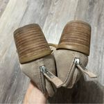 1. State  Ilee Ankle Bootie Pointed Toe Cutout Back Zipper Stacked Heel Size 10 Photo 3