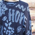 Stella McCartney Rare Black Gray Oversize Graphic Sweater Photo 2