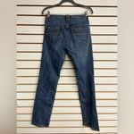 CAbi  Style 347 straight leg, 2 button/zip, blue 5-pocket, women's jeans size 6 Photo 2