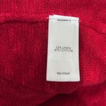 J Jill Womens XLT Cardigan Open Front Cherry Red Lightweight Knit Coastal‎ Layer Size XL Photo 7