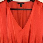 Banana Republic  Chic V-Neck Red Blouse Photo 3