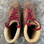 VTG Vasque Vibram Suede Old School Hiking Boots Men’s 8.5/Women’s 10 Brown Photo 2