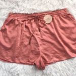 Camila Coelho Estella Lustrous Satin elastic waistband Short Rust/pink size XL Photo 6